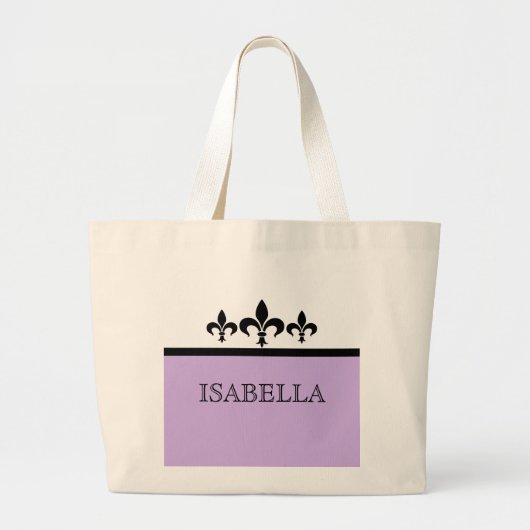 Sac Lilac Swanky Fleur De Lis (Devant)