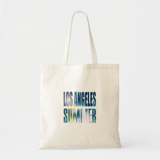 Sac "Los Angeles Summer Letter Blue" (Devant)