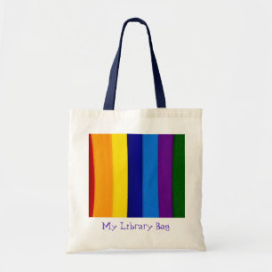 Sac lumineux de bibliothèque d'enfants de rayures