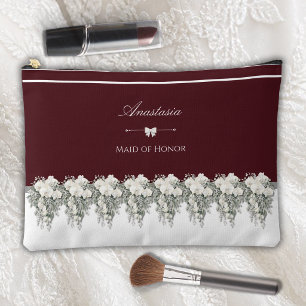 Sac Luxueux Bourgogne Automne Demoiselle d'Honneur