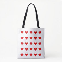 Sac magnifique avec des coeurs et de l'amour