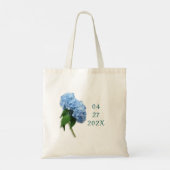 Sac mariage Blue Hydrangea Fleurs Brides (Dos)
