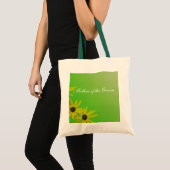 sac mariage de fleur marguerite jaune (Devant (produit))