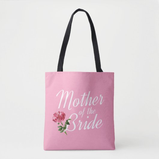 Sac mariage de la mère de la mariée calligraphie | (Devant)