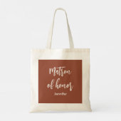 Sac Matrone d'Honneur Terracotta Brun (Dos)