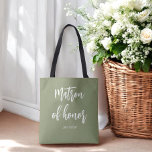 Sac Matrone d'Honneur Vert Sauge Mariage<br><div class="desc">Sac Matrone d'Honneur en Vert Sauge et Blanc pour Mariage,  Cortège de Mariée,  Réception de Mariage,  Enterrement de Vie de Jeune Fille. Découvrez d'autres produits avec ce design dans la collection ci-dessous.</div>