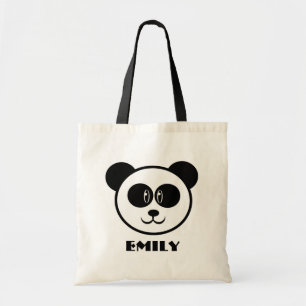 Sac mignon de bibliothèque de PANDA d'enfants