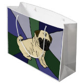Sac mignon de cadeau de chiot de carlin (Dos Angle)