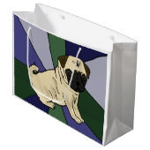 Sac mignon de cadeau de chiot de carlin (Devant Angle)