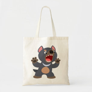 Sac mignon de diable tasmanien de bande dessinée