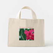 Sac Mini Tote Fleurs Roses (Dos)