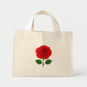 Sac Mini Tote Rose Rouge (Devant)