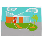 Sac moderne de cadeau de Chambre de bande dessinée (Dos)