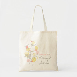 Sac moderne graphique de demoiselle d'honneur de