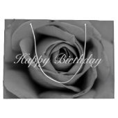 Sac monochromatique de cadeau de rose de joyeux (Dos)