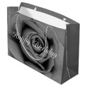 Sac monochromatique de cadeau de rose de joyeux (Dos Angle)