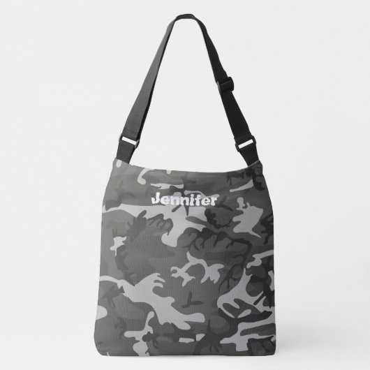 Sac mortuaire croisé à Camo, grand (Devant)