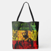 Sac mortuaire croisé à Haile Selassie Rastafarian (Dos)