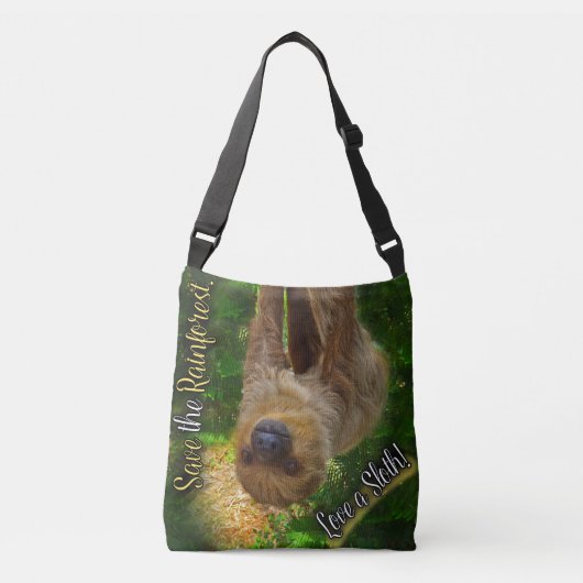 Sac mortuaire croisé à paresse (Devant)