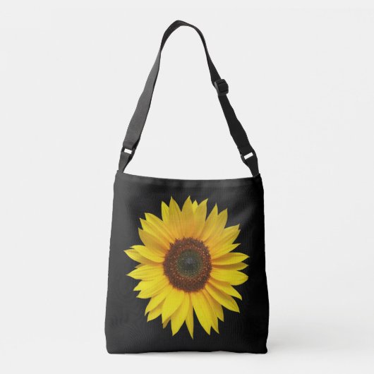Sac mortuaire croisé à tournesol (Dos)