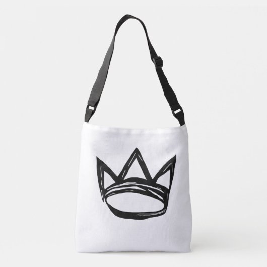Sac mortuaire croisé avec la couronne (Dos)