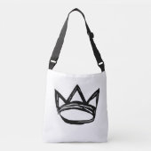 Sac mortuaire croisé avec la couronne (Devant)