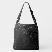 Sac mortuaire croisé Bling en cristal Strass (Devant)