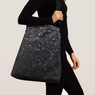 Sac mortuaire croisé Bling en cristal Strass