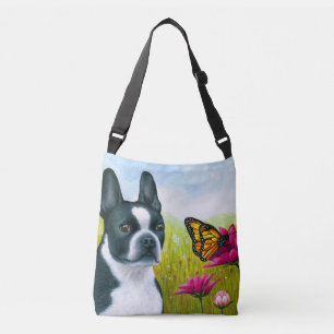Sac mortuaire croisé de Boston Terrier du chien