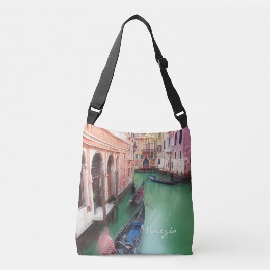 Sac mortuaire croisé vintage de Venise (Devant)