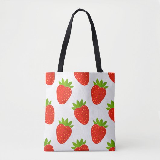 Sac motif de fraises. (Devant)
