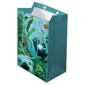 Sac moyen de cadeau du jardin de loutre de mer (Devant Angle)