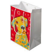 Sac moyen fait sur commande de cadeau avec le (Devant Angle)