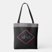 Sac Nail Tech, Infos Nom, Manicuriste, Noir (Dos)