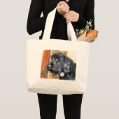 Sac noir de Labradoodle #1 (Devant (produit))