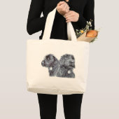 Sac noir de Labradoodles (Devant (produit))