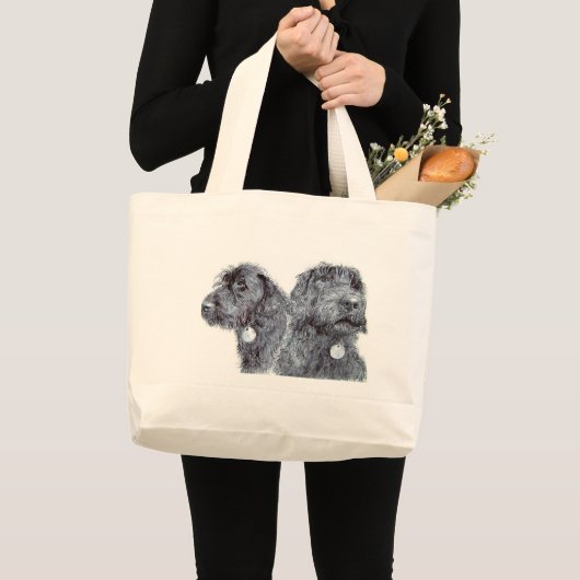 Sac noir de Labradoodles (Devant (produit))