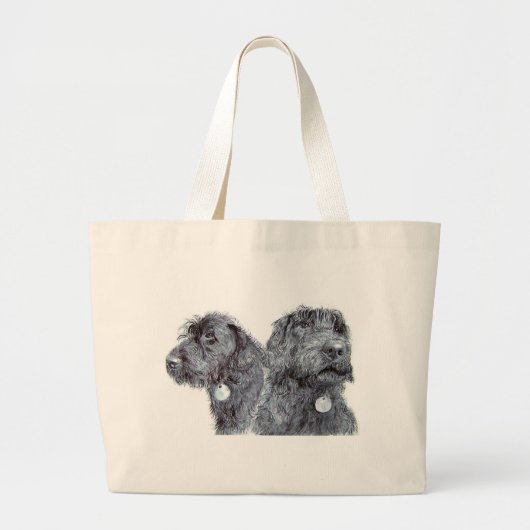 Sac noir de Labradoodles (Devant)
