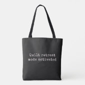 Sac noir de retraite de patchwork drôle (Dos)