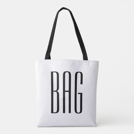 Sac noir et blanc de plage (Dos)