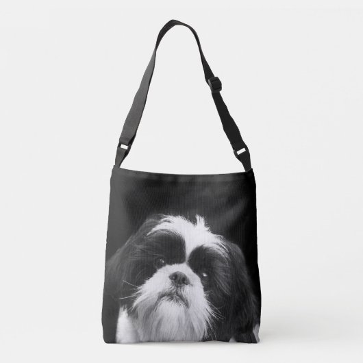 Sac noir et blanc de Shih Tzu (Dos)