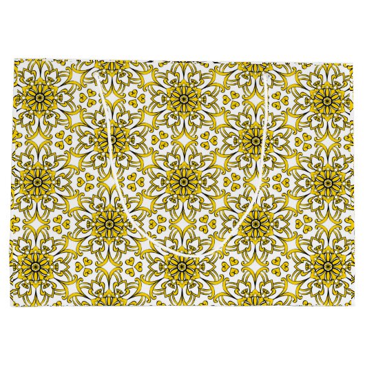 Sac noir et blanc doré (Dos)