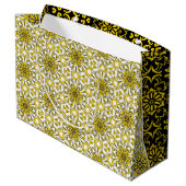 Sac noir et blanc doré (Dos Angle)