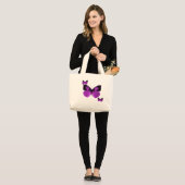 Sac noir et pourpre de papillon (Devant (modèle))