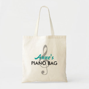 Sac nommé fait sur commande de piano - Teal