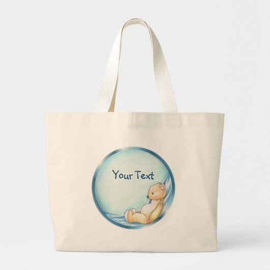 Sac Nounours bleu (Devant)