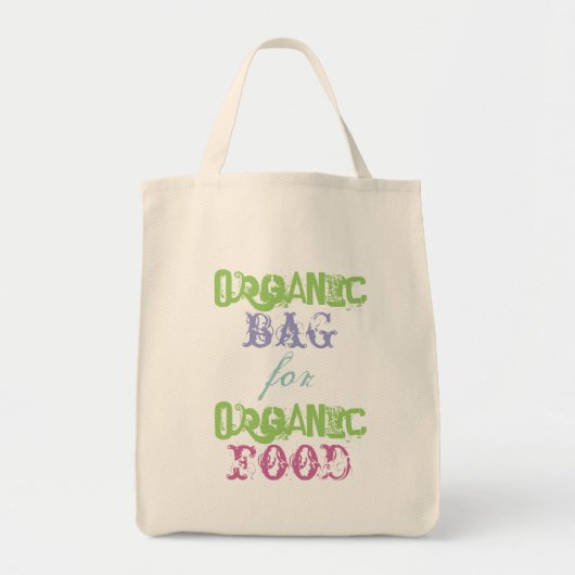 Sac organique pour l'aliment biologique (Devant)
