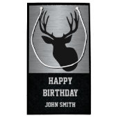 Sac orienté de cadeau d'anniversaire de cerfs (Dos)