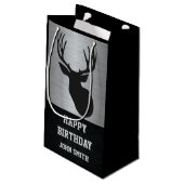 Sac orienté de cadeau d'anniversaire de cerfs (Dos Angle)