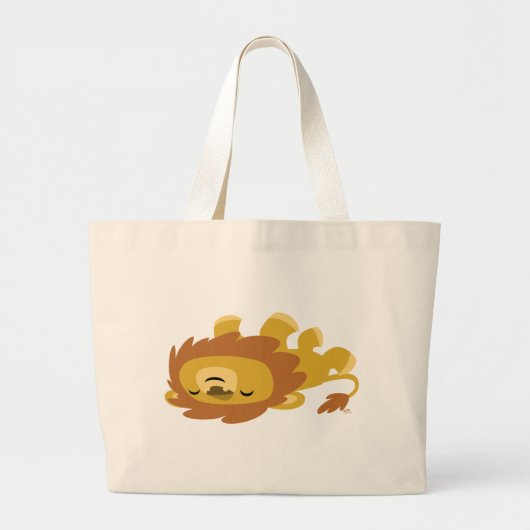 Sac paresseux de lion de bande dessinée mignonne (Devant)